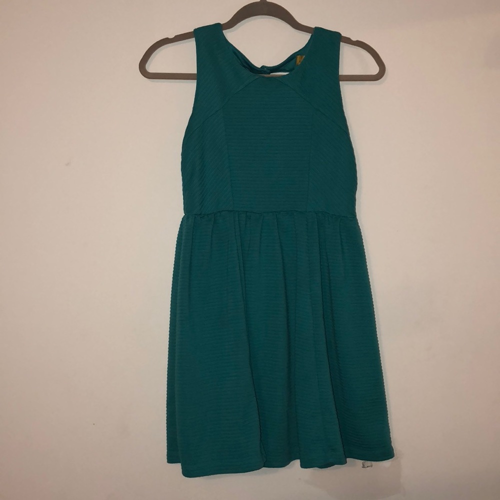 Nicole Miller Teal Dress